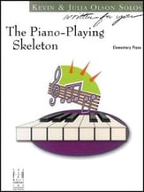 Piano Playing Skeleton piano sheet music cover
